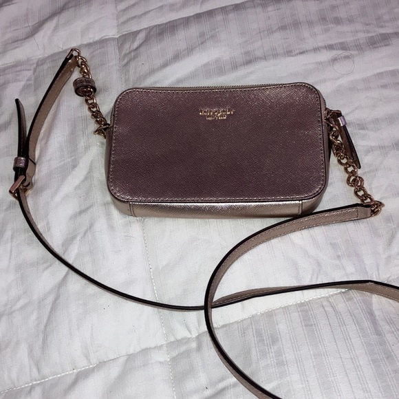 Like new Kate Spade ♠️ Metallic Crossbody Bag - Picture 1 of 7